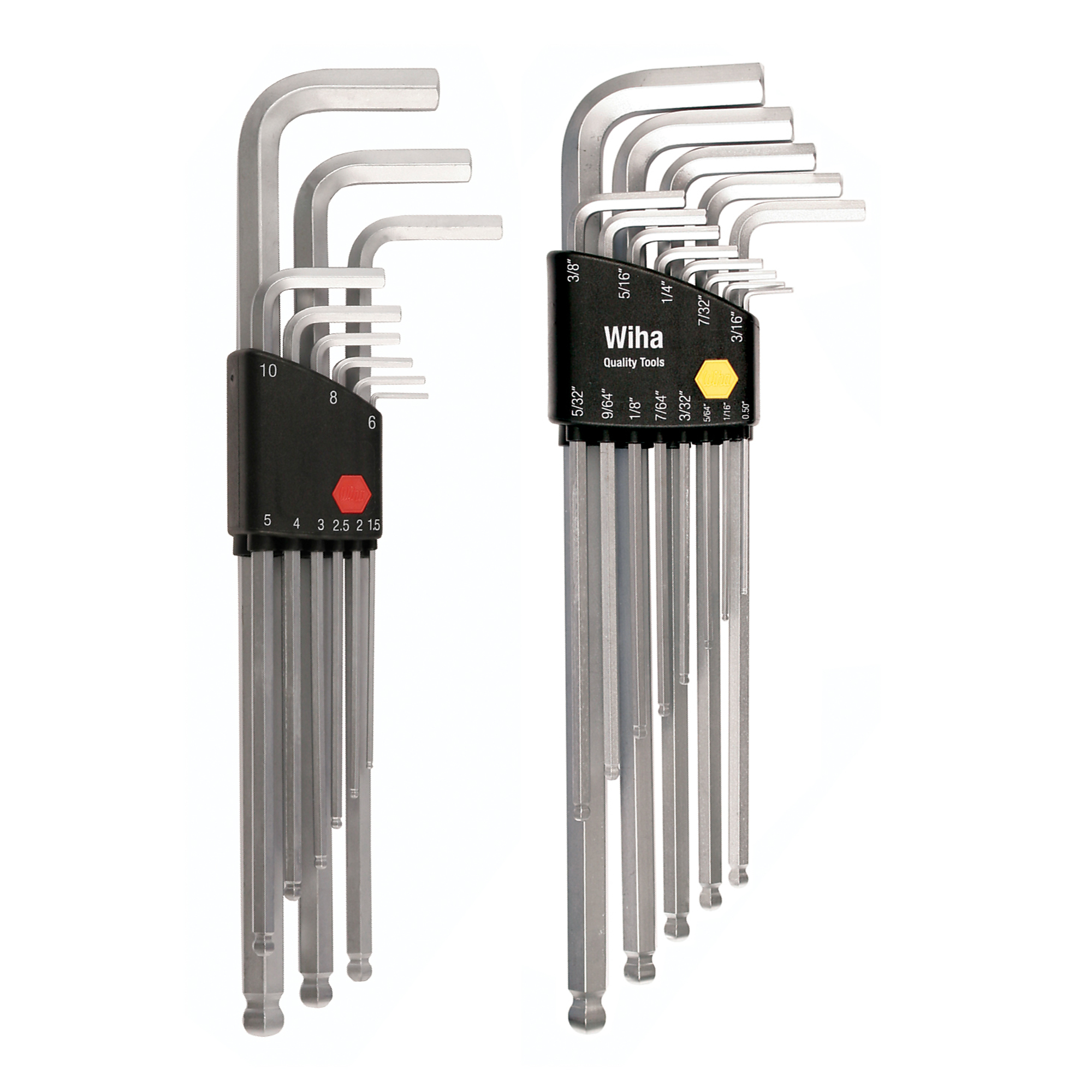 Wiha Tools 22 Piece Ball End Hex L-Key Set - Inch - Metric, Model #66993